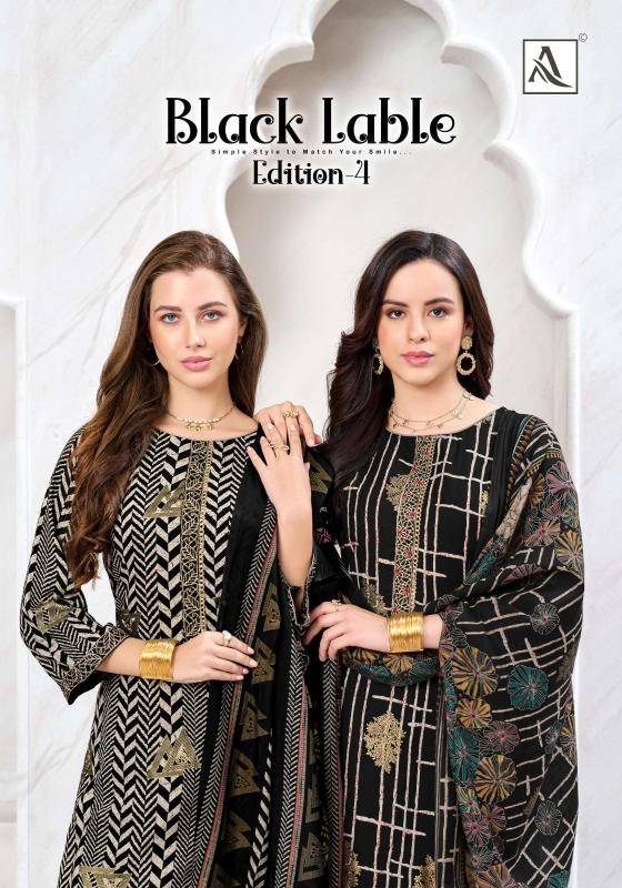 Alok suits black lable vol-4 Wholesale dress materials online